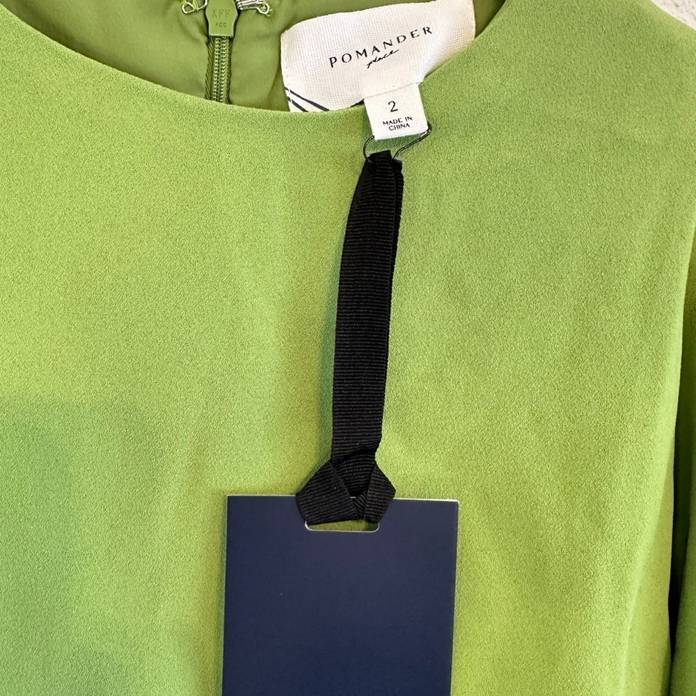 Pomander Place Pistachio Green Cape Lindy Dress Size 2 - Picture 5 of 5